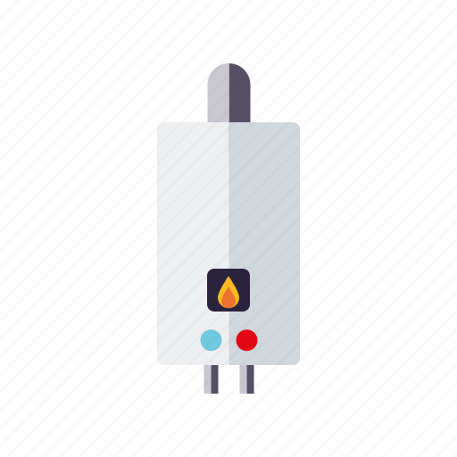 Appliance, boiler, gas boiler, heater, plumbing, sanitary facility, water icon - Download on Iconfinder