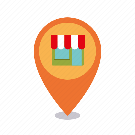 Direction, location, navigation, retail, shop, shopping, store locator icon - Download on Iconfinder