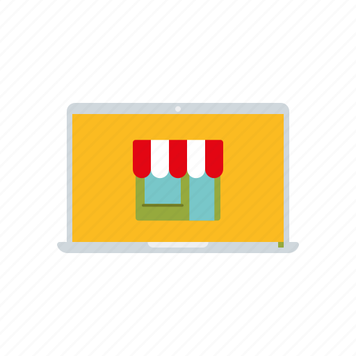 Ecommerce, laptop, online, retail, shop, shopping, trade icon - Download on Iconfinder