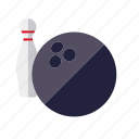 ball, bowling, pin, sports