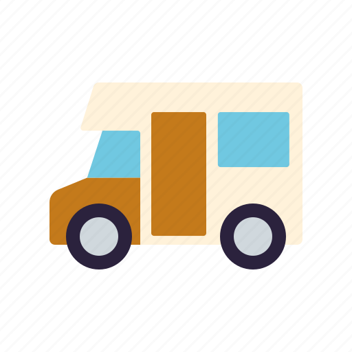 Camper van, camping, mobile home, motorhome, tourism, travel, vacations icon - Download on Iconfinder