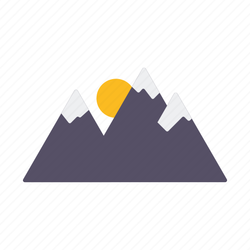 Alpine, holidays, mountain range, mountains, travel, vacations, winter icon - Download on Iconfinder