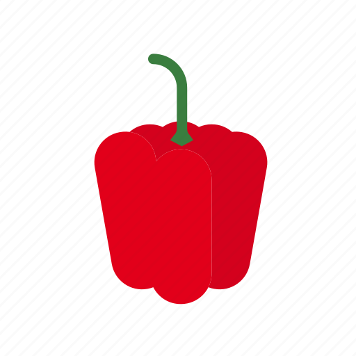 Bell pepper, food, pepper, red, vegetable icon - Download on Iconfinder