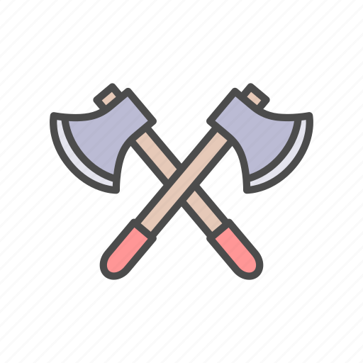Axe, battle, combat, cross, fight, war, weapon icon - Download on Iconfinder