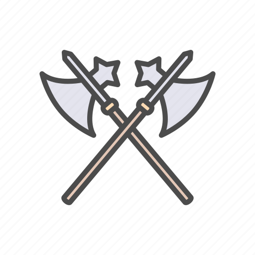 Axe, battle, cross, fight, kill, war, weapon icon - Download on Iconfinder