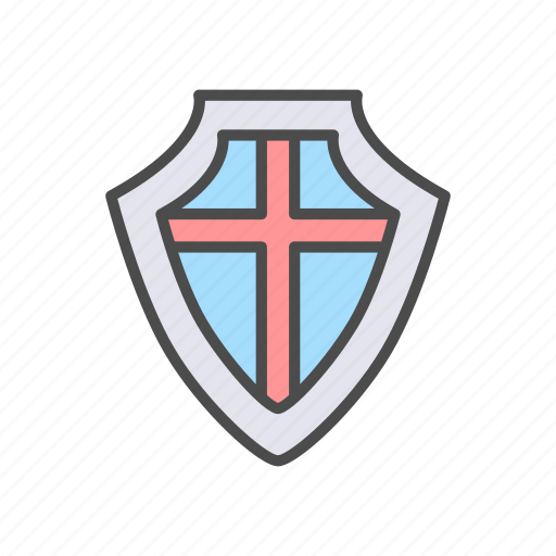 Battle, defence, knight, medieval, protection, roman, shield icon - Download on Iconfinder