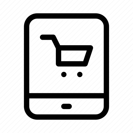 Tablet, cart, commerce, market, shop, supermarket icon - Download on Iconfinder