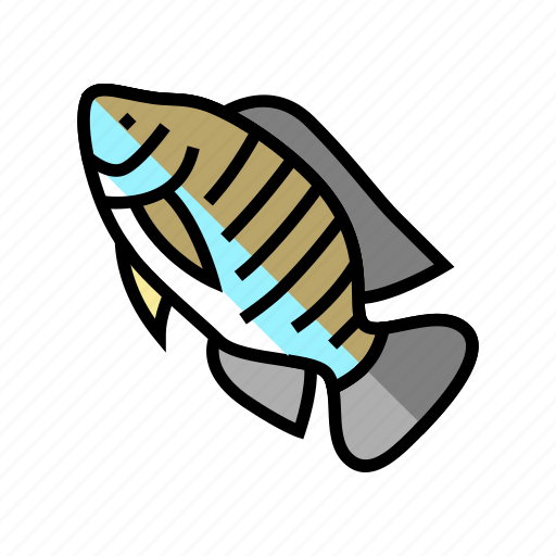 Nile, tilapia, commercial, fishing, aquaculture, japanese icon - Download on Iconfinder