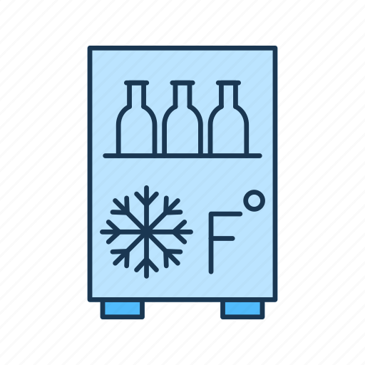 Refrigerator, bottle, water icon - Download on Iconfinder