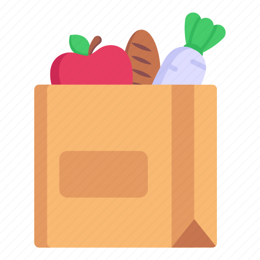 Food bag, grocery bag, grocery, food, vegetables icon - Download on Iconfinder