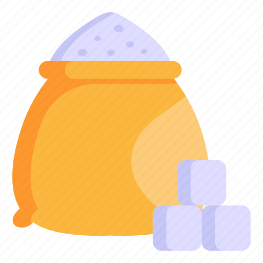 Sugar, sack, sugar sack, sugar bag, commodity icon - Download on Iconfinder