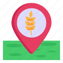wheat location, farm location, gps, pin pointer, agriculture