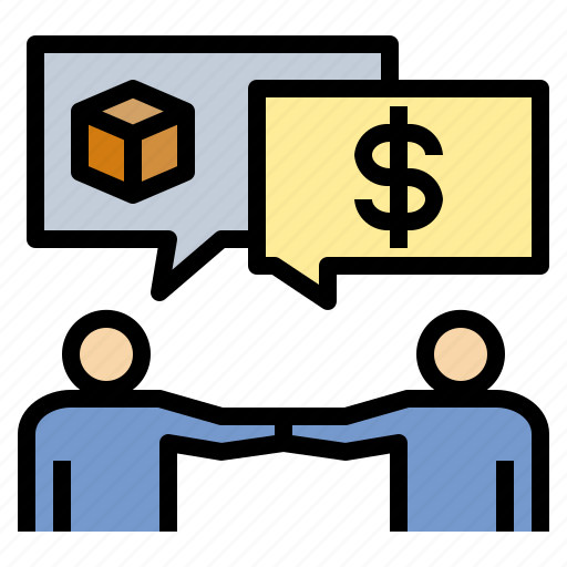 Exchange, goods, investment, money, negotiate, talk, trading icon - Download on Iconfinder