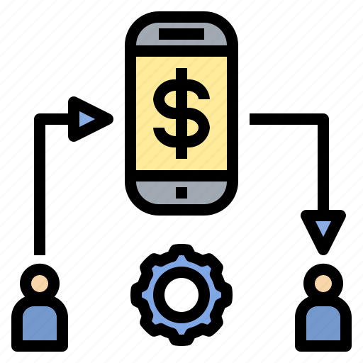 Money, online, partner, share, smartphone icon - Download on Iconfinder