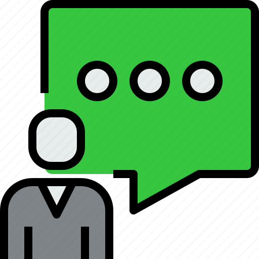 Bubble, people, speech, talk, communication icon - Download on Iconfinder