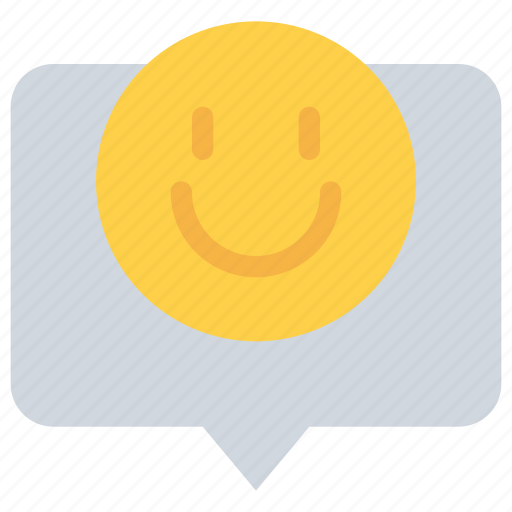 Communication, happy, message, talk icon - Download on Iconfinder