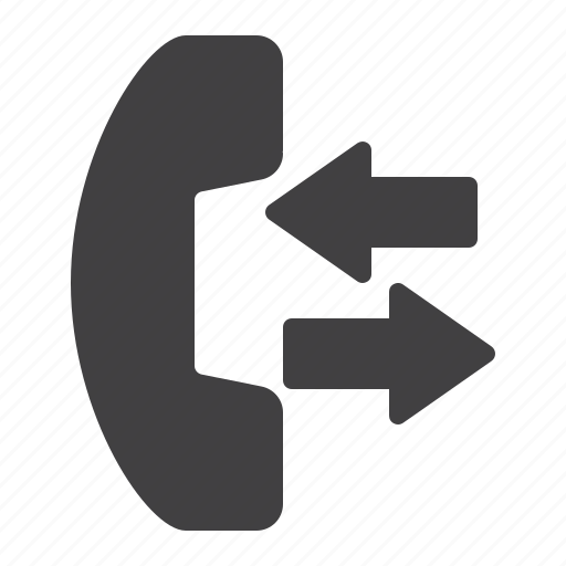 Arrows, call, handset, phone icon - Download on Iconfinder