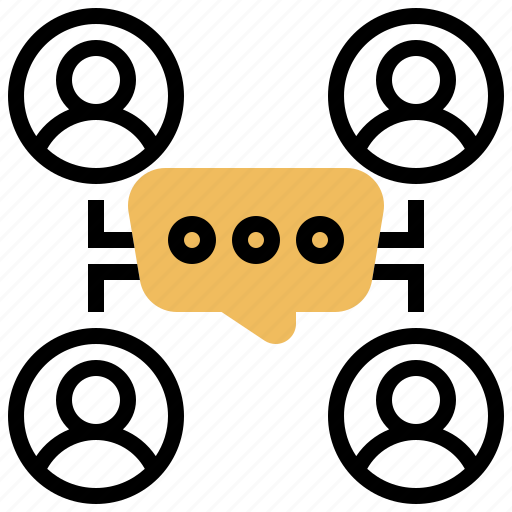 Chat, group, network, social, talk icon - Download on Iconfinder