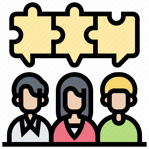 Brainstorm, collaboration, cooperation, jigsaw, teamwork icon - Download on Iconfinder