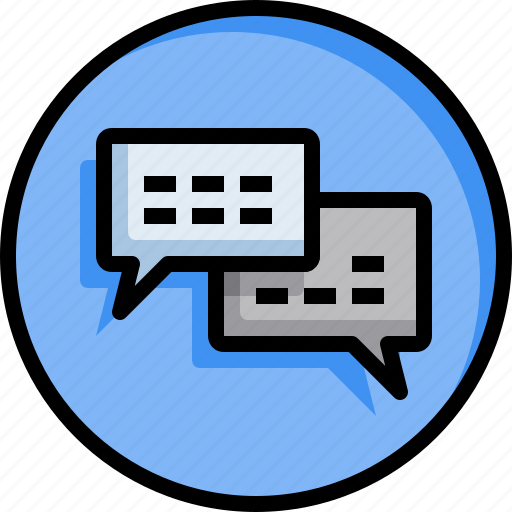 Bubble, chat, communication, conversation, letter, message, talk icon - Download on Iconfinder