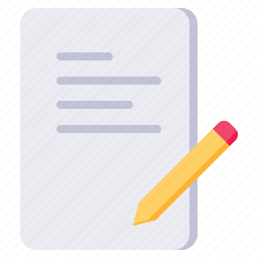 Letter, mail, message, papper, file, pen, document icon - Download on Iconfinder