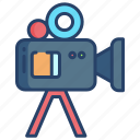video, movie, camera