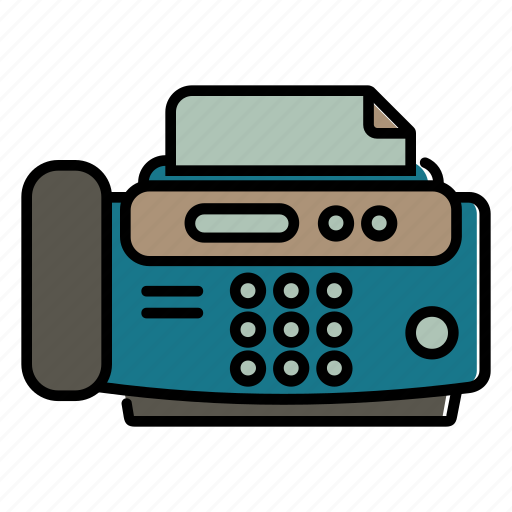 Device, connection, contact, fax icon - Download on Iconfinder