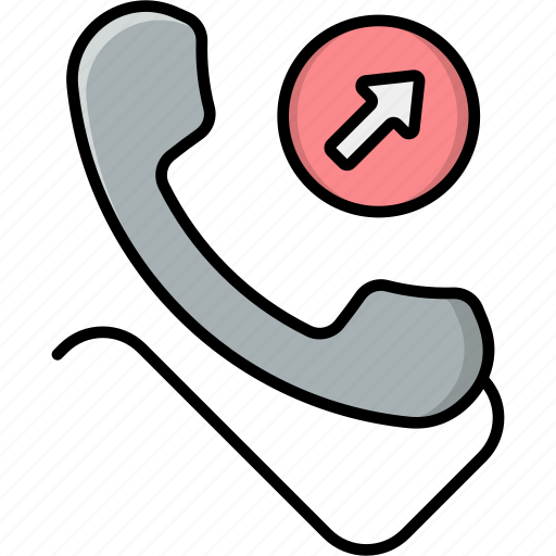 Outgoing, call, phone, telephone icon - Download on Iconfinder