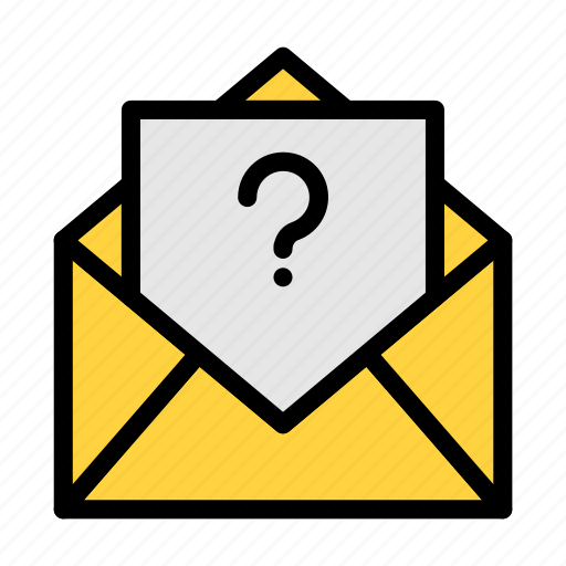 Faq, help, email, message, question icon - Download on Iconfinder