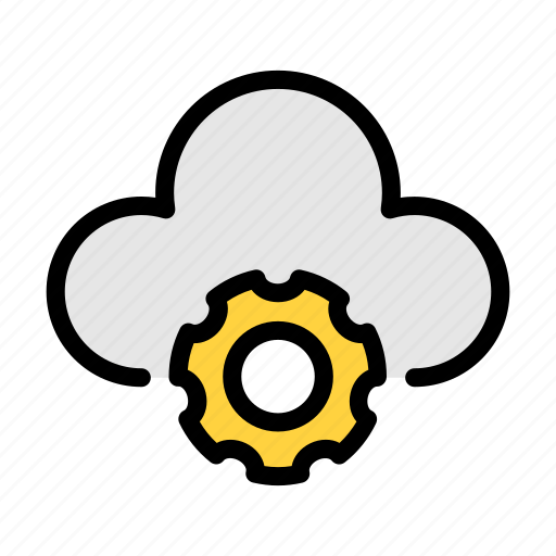 Cloud, setting, configuration, online, database icon - Download on Iconfinder
