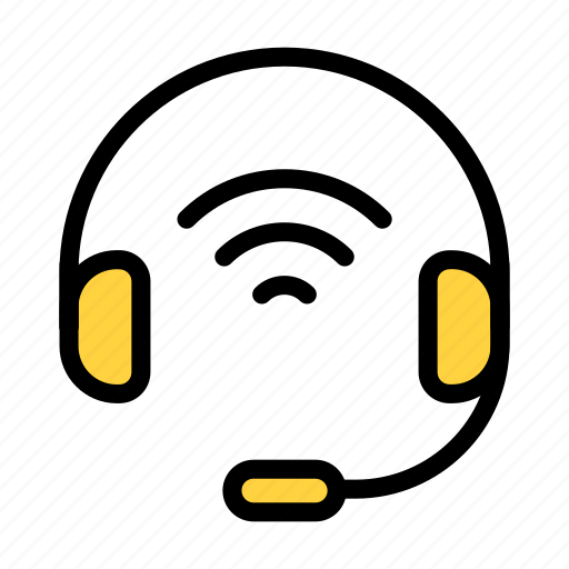 Microphone, headset, audio, speaker, signal icon - Download on Iconfinder