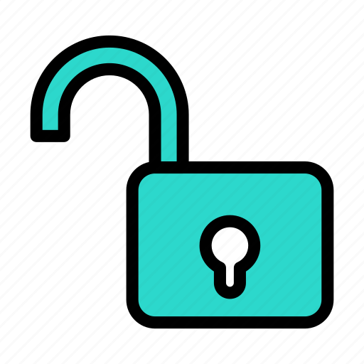 Unlock, open, security, padlock, protection icon - Download on Iconfinder