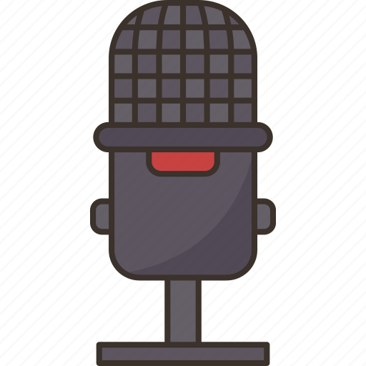Microphone, speak, audio, broadcasting, singing icon - Download on Iconfinder