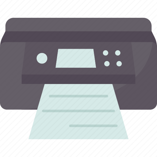 Printer, scanner, document, paperwork, computer icon - Download on Iconfinder