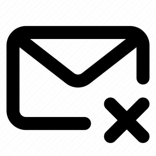 Mail, cross, cancel, delete, email, envelope, letter icon - Download on Iconfinder