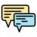 communication, chat, message, conversation, talk, discussion, dialogue