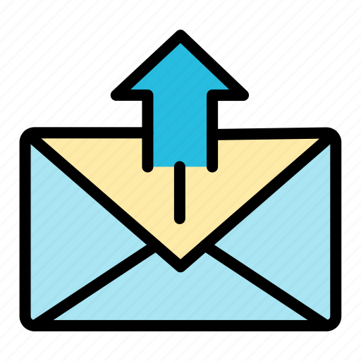 Communication, message, envelope, arrow, letter, mail, up icon - Download on Iconfinder