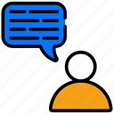 chat, conversation, speech, comment, bubble, talk