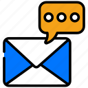 mail, chat, notifcation, conversation, speech, bubble