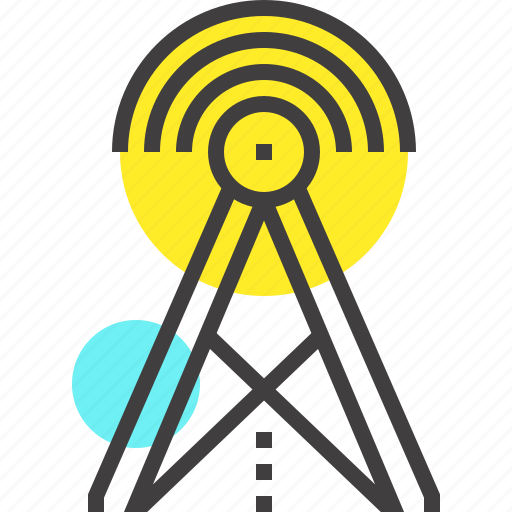 Antenna, communication, internet, signal, tower, wifi, wireless icon - Download on Iconfinder