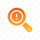info, magnifying, glass, loupe, detective, search