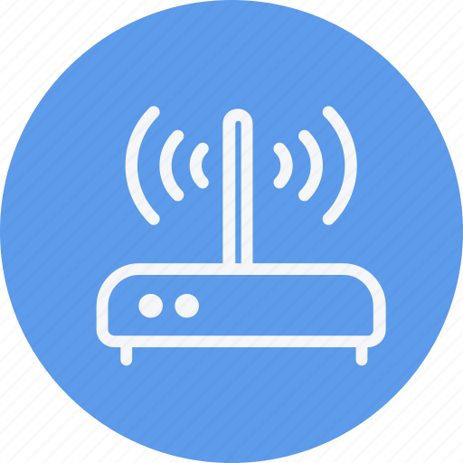 Modem, broadband, network, router, technology, wifi, wireless icon - Download on Iconfinder