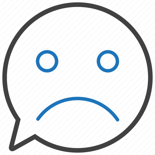 Sad, emoji, emoticon, expression icon - Download on Iconfinder