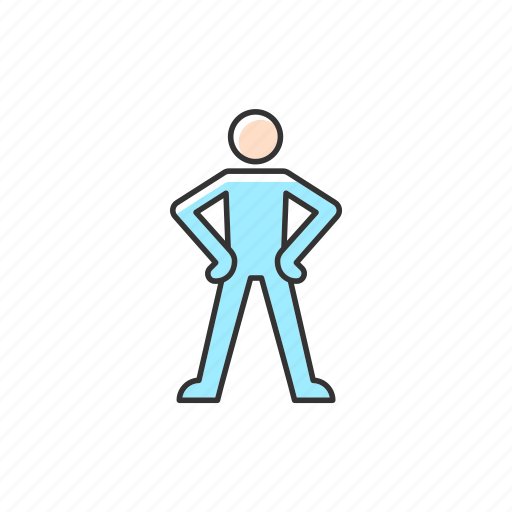 Pose, confident, posture, leadership icon - Download on Iconfinder
