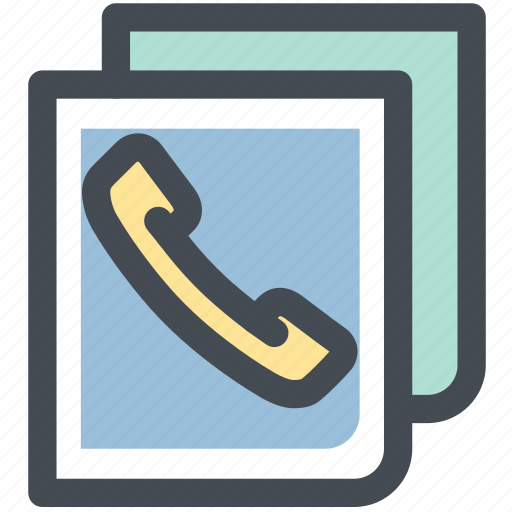 Book, communication, contact, numbers, phone, phone book icon - Download on Iconfinder
