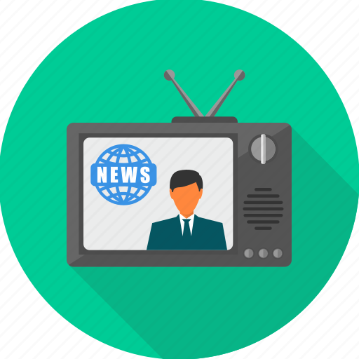 News, news channel, television, tv, media icon - Download on Iconfinder