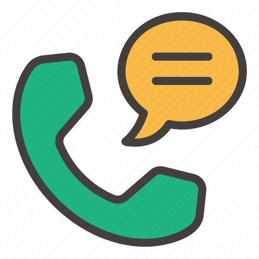Phone, tell, call, telephone, call center, speech bubble icon - Download on Iconfinder