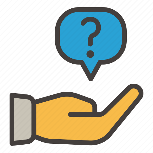 Hand, help, question, service, support, faq icon - Download on Iconfinder