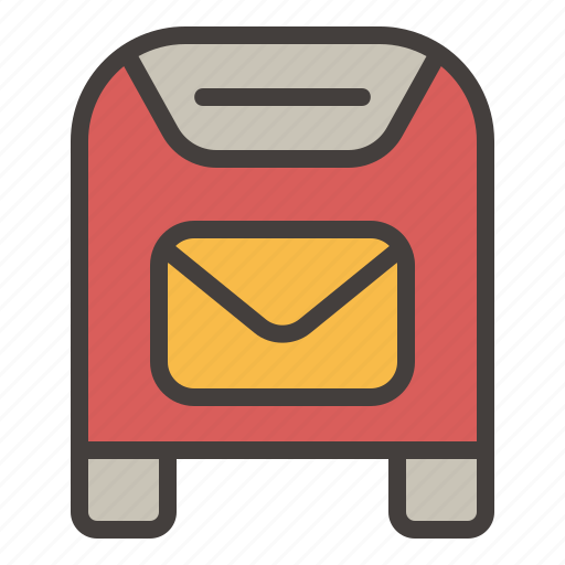Mailbox, post office, letterbox, postbox, message icon - Download on Iconfinder