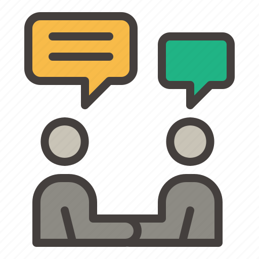 Negotiation, discussion, communication, interaction, meeting, people, man icon - Download on Iconfinder